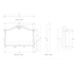 White French Style Bed -Fresh sleep Store white french style bed p71799 108809 zoom