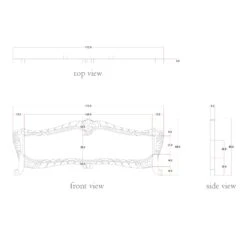 White French Style Bed -Fresh sleep Store white french style bed p71799 108810 zoom